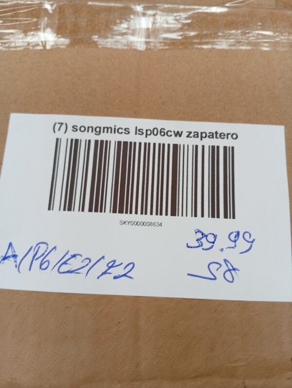 Zapatero - 6 Cajas (7) songmics lsp06cw - Imagen 6