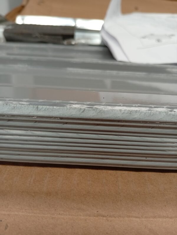 316880 vidaXL Cama Alta de Jardín 160x80x77 cm Acero Galvanizado Plata - Imagen 5