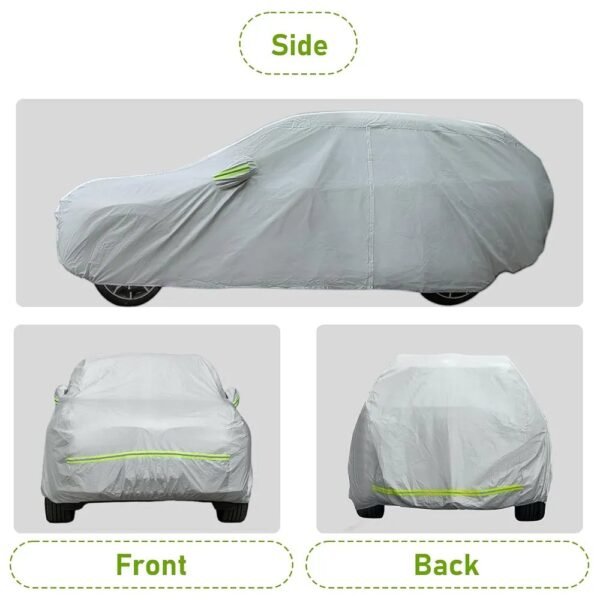 Favoto Funda de Coche Exterior Impermeable Transpirable Compatibles con Audi Q3 BMW X1/X2 Mazda CX-3 - Imagen 2
