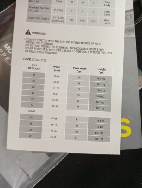 SHIMA GIRO 2.0 LADY Motorradhose Damen - Elastische - Imagen 6