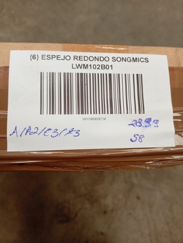 ESPEJO REDONDO SONGMICS LWM102B01 - Imagen 6