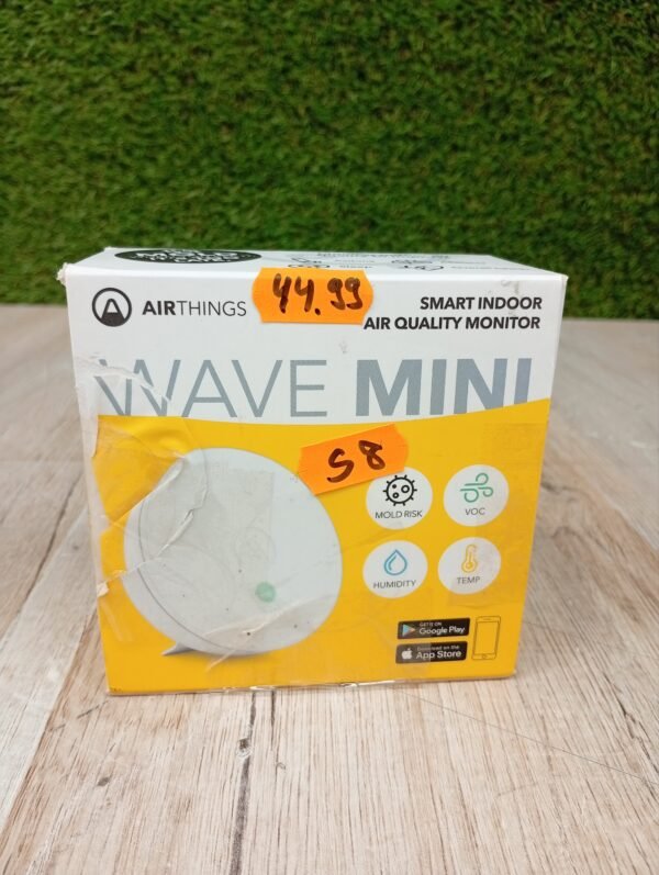 Airthings 292 Wave Mini: monitor de la calidad del aire interior con detectores de COV (compuestos o - Imagen 6