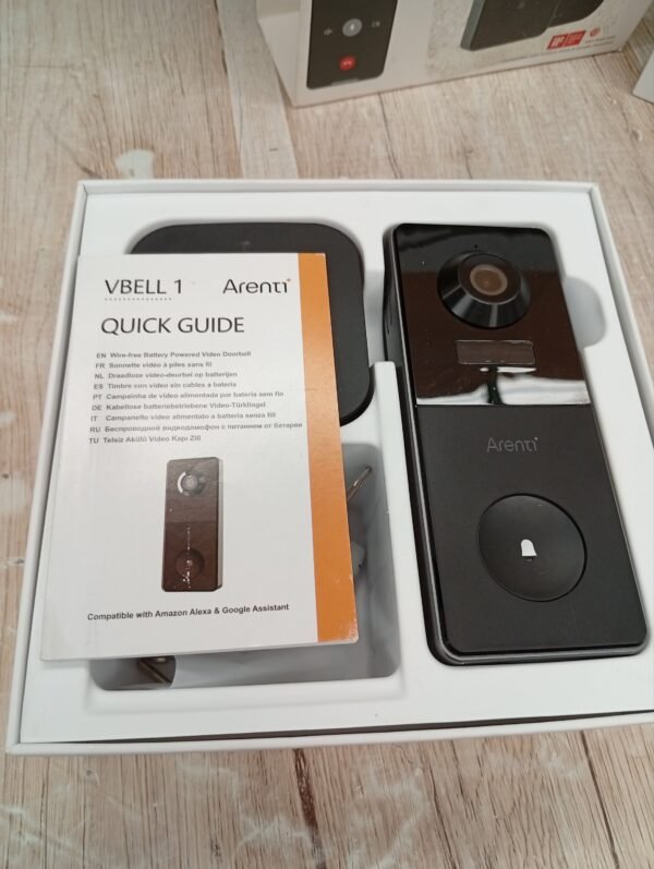 ARENTI 2K Timbre inalámbrico para Exteriores con Tarjeta SD de 32GB - Imagen 3
