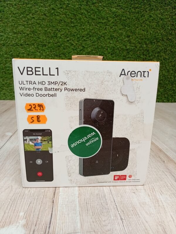 ARENTI 2K Timbre inalámbrico para Exteriores con Tarjeta SD de 32GB - Imagen 5