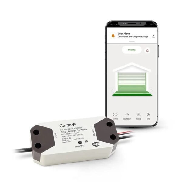 Garza Smart - Controlador de apertura de puerta de garaje inteligente