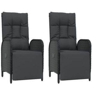 2 SILLAS DE JARDIN RECLINABLES - VIDAXL