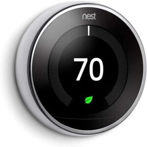 Google Nest Learning Thermostat Acero Inoxidable