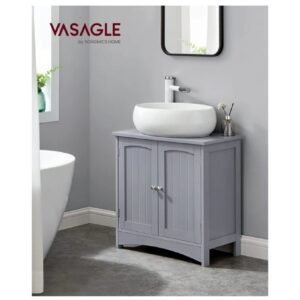 vasagle - bbc001p36 - Amario de lababo gris.