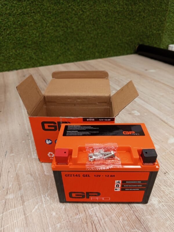 GP-PRO GTZ14S 12V 11.2Ah GEL Batería de arranque (compatible con YTZ14-S / YTZ14S-BS) (Sin necesidad - Imagen 6