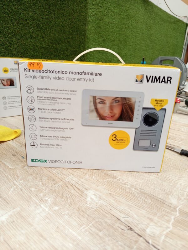 Vimar K40910 Kit videoportero de superficie con teclado capacitivo LCD 7 in - Imagen 7