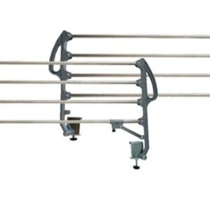 Somnia Descanso - Juego de Barandillas Metálicas Geriátricas Abatibles INOX Reforzadas para Cama Art