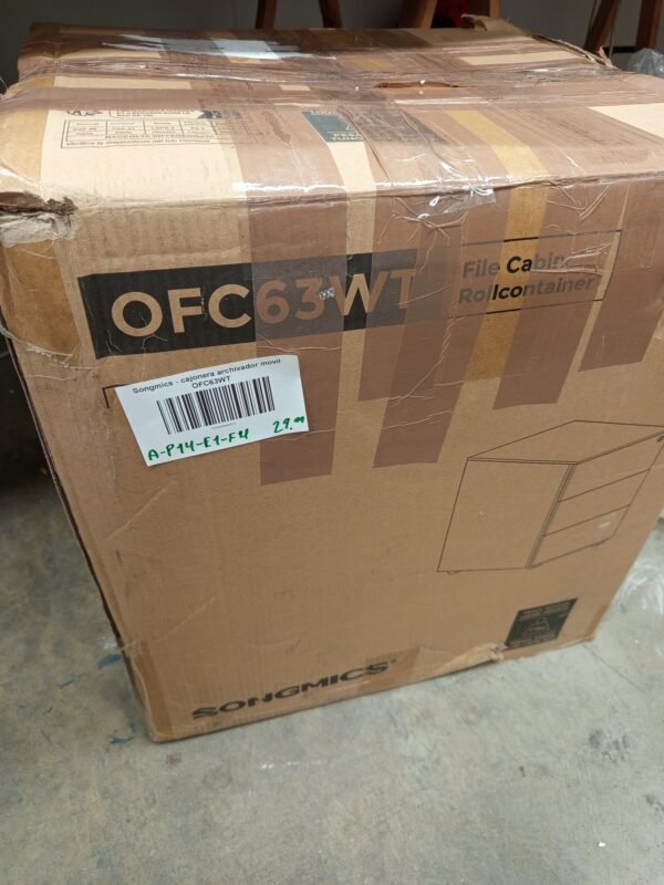 Songmics - cajonera archivador movil OFC63WT - Imagen 7