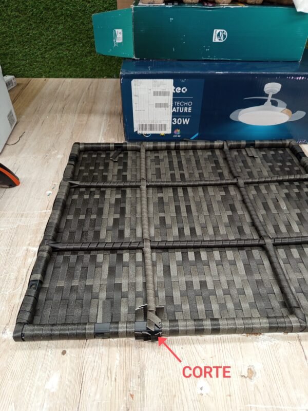 8720845096830 Sofa de jardin 3 plazas VidaXL - Imagen 3