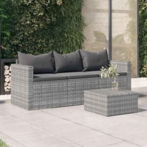 8720845096830 Sofa de jardin 3 plazas VidaXL