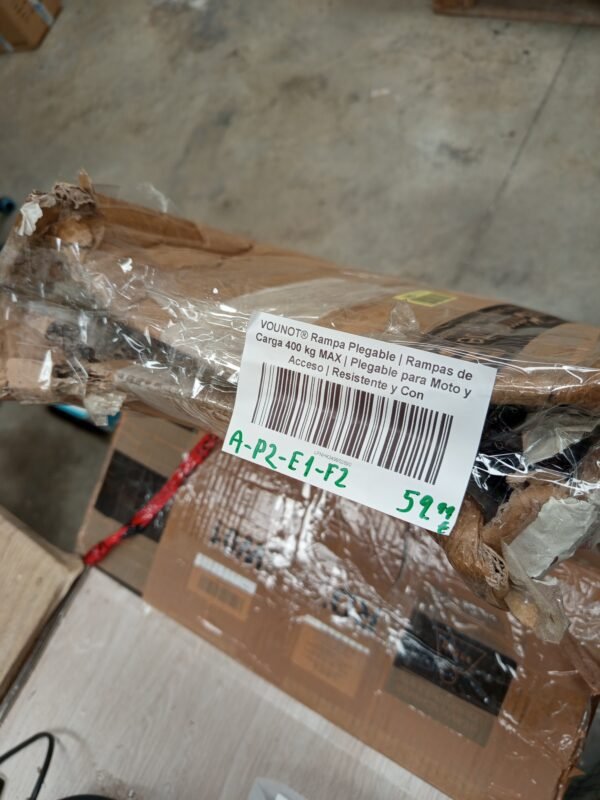 VOUNOT® Rampa Plegable | Rampas de Carga 400 kg MAX | Plegable para Moto y Acceso | Resistente y Con - Imagen 7