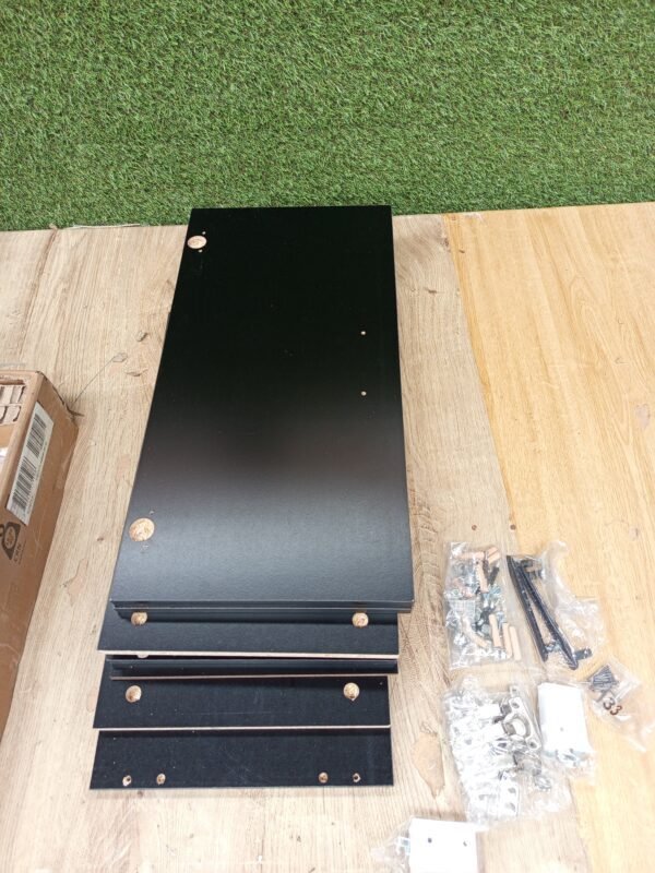 Armario de Pared Negro Vidaxl 60x31x60 cm - Imagen 4