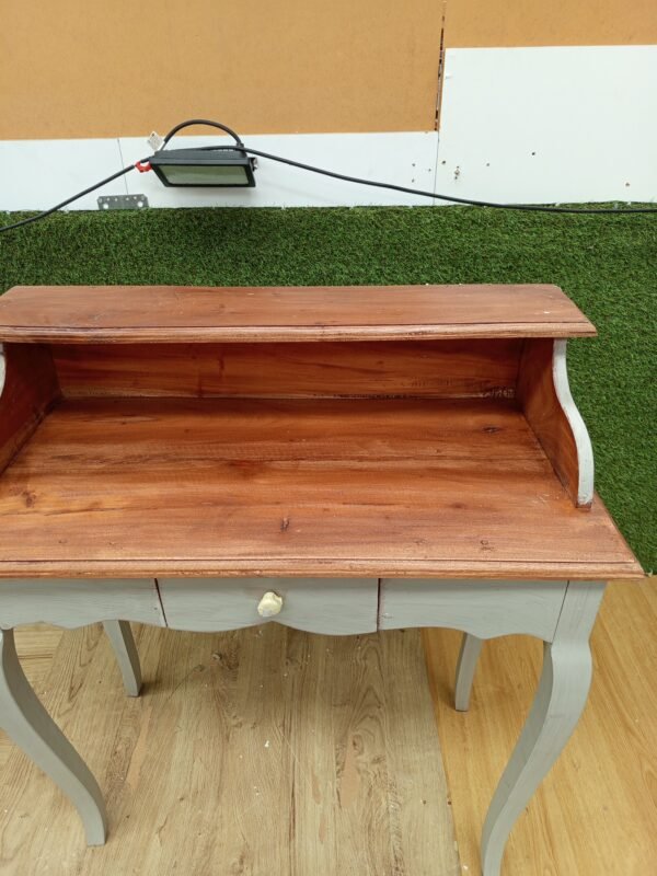 Escritorio de madera maciza de caoba 80x40x92 cm vidaxl - Imagen 4