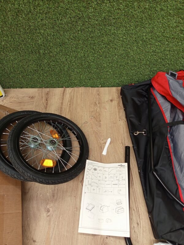 remolque de bicicleta vidaxl - Imagen 4