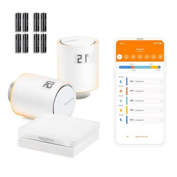 Netatmo Starter Pack Válvulas WiFi Inteligentes para Radiador