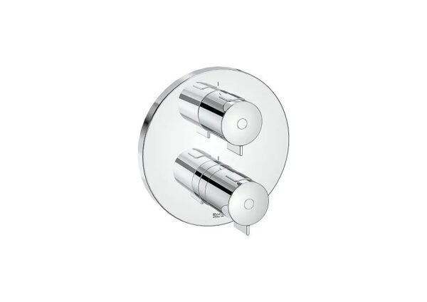Roca A5A2K18C00 - Mezclador termostático empotrable para baño-ducha (2 vías) con inversor automático - Imagen 2
