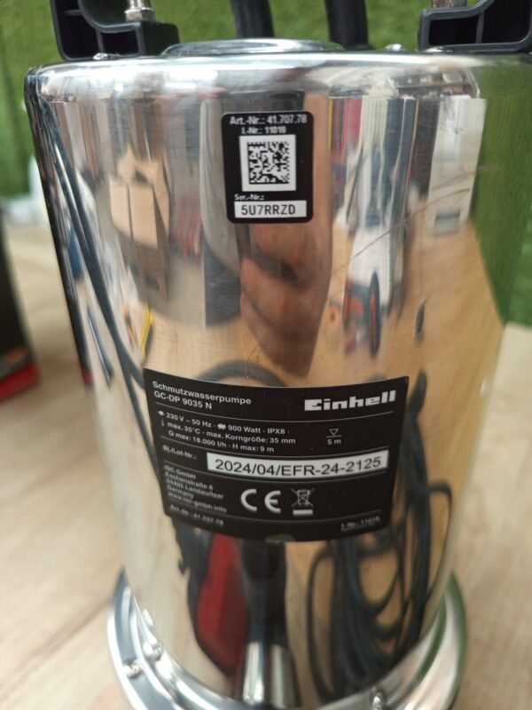EINHELL BOMBA DE AGUA - Imagen 3