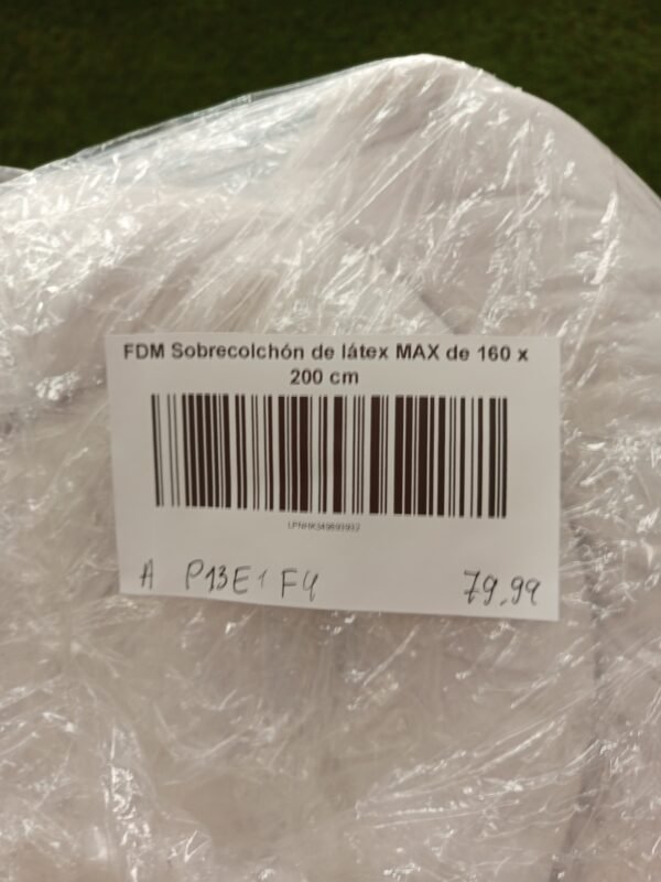 FDM Sobrecolchón de látex MAX de 160 x 200 cm - Imagen 6