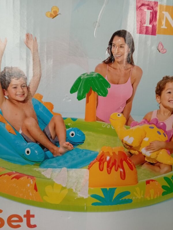 Intex 57166NP Spielplatz klein Dino dinausore Aufblasbares Spielfeld - Imagen 3