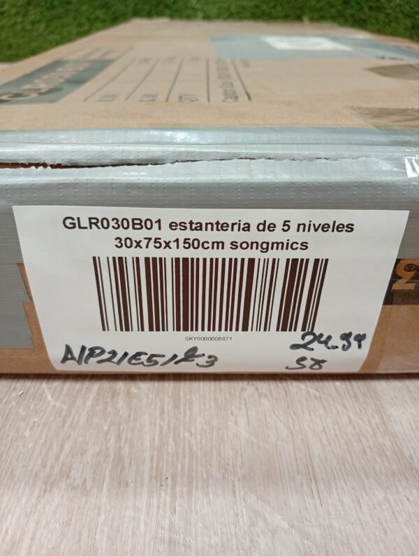 GLR030B01 estanteria de 5 niveles 30x75x150cm songmics - Imagen 7