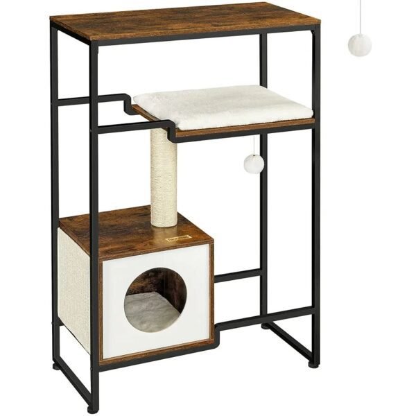 PCT112X01 ARBOL DE GATOS MARRON RUSTICO FEANDREA (6)