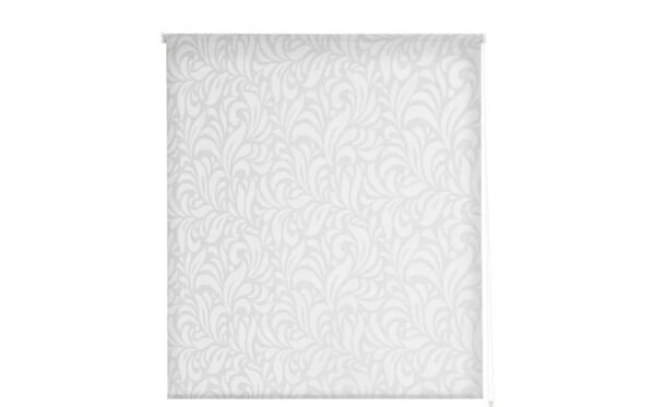 Estoralis | MYRCELLA | Estor Enrollable Diseño Moderno | Translúcido Jacquard | Color Blanco | 130 x