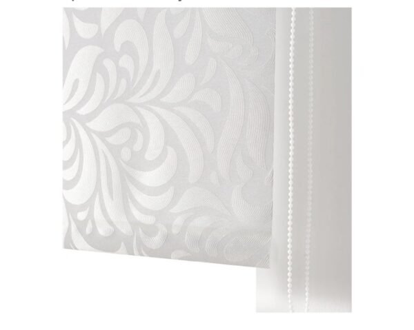 Estoralis | MYRCELLA | Estor Enrollable Diseño Moderno | Translúcido Jacquard | Color Blanco | 130 x - Imagen 2