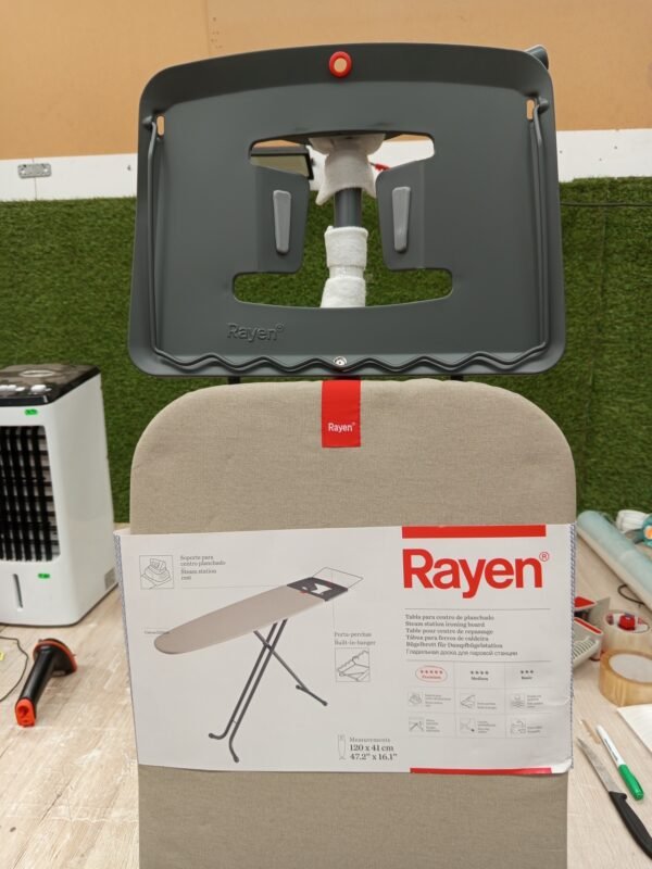 Rayen Gama Premium - Tabla con soporte para la planchar y porta - perchas - Imagen 3