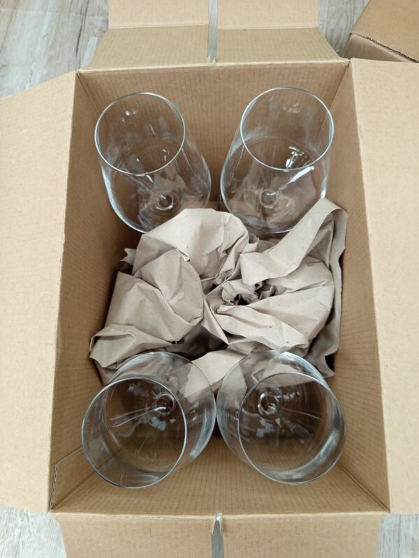 Krosno Copas de Vino Blanco | Conjunto 6 Piezas | 390 ML | Colección Avant-Garde | Perfectos para Us - Imagen 4