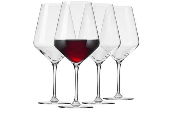 Krosno Copas de Vino Blanco | Conjunto 6 Piezas | 390 ML | Colección Avant-Garde | Perfectos para Us