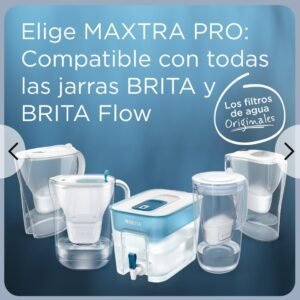 BRITA Cartucho de filtro de agua MAXTRA PRO Experto en Cal pack 4 | Recambio original para las jarra