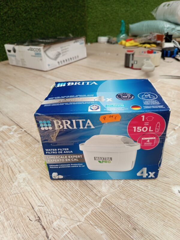 BRITA Cartucho de filtro de agua MAXTRA PRO Experto en Cal pack 4 | Recambio original para las jarra - Imagen 3