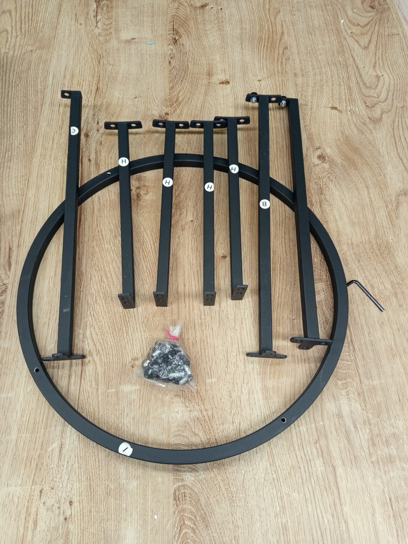 VASAGLE Juego de 2 Mesas de Centro Nogal Natural y Negro Tinta - Imagen 3