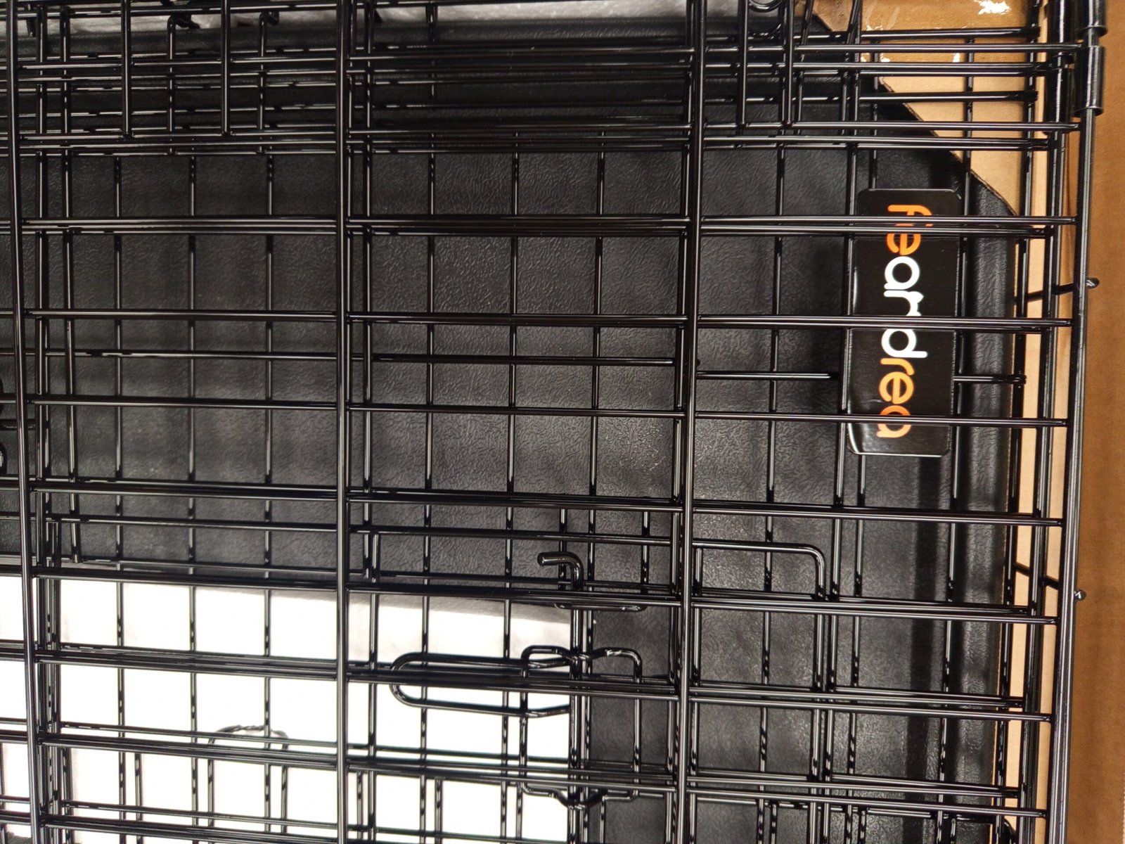 Feandrea Jaula para Perros con 2 Pertas Negro - Imagen 5