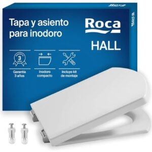 Roca Hall - Tapa y asiento para inodoro