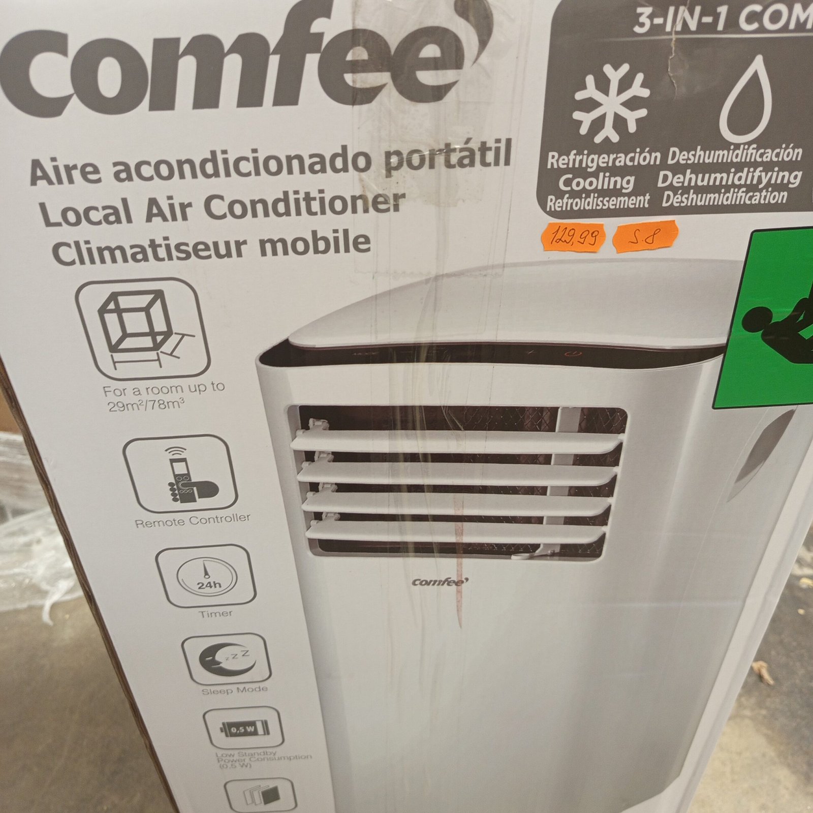 Aire Acondicionado Portátil 8000 BTU/2000 Frigorías - COMFEE - Imagen 9