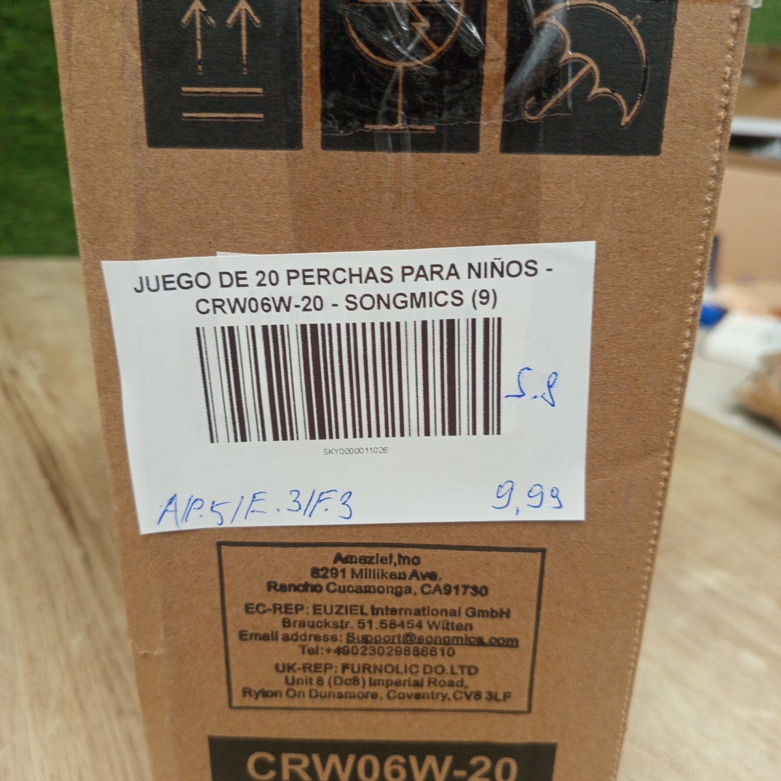 Juego de 20 Perchas para Niños - CRW06W-20 - SONGMICS - Imagen 8