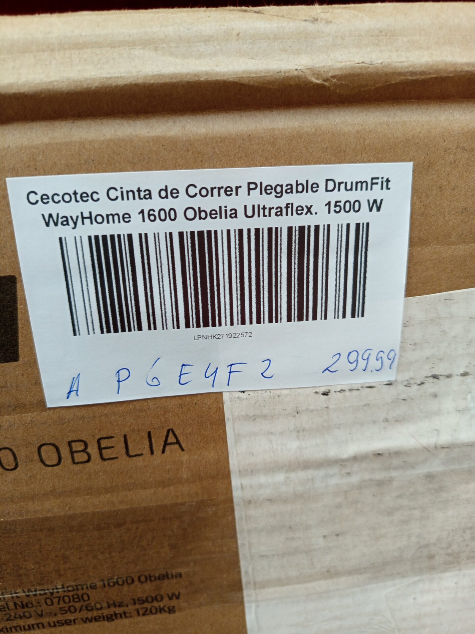 DrumFit WayHome 1600 Obelia Ultraflex Cinta de correr - Imagen 6