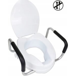 Asiento de inodoro elevado PEPE con asas