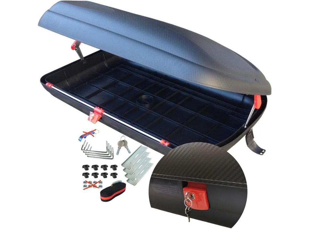 Baúl de techo de coche en polipropileno