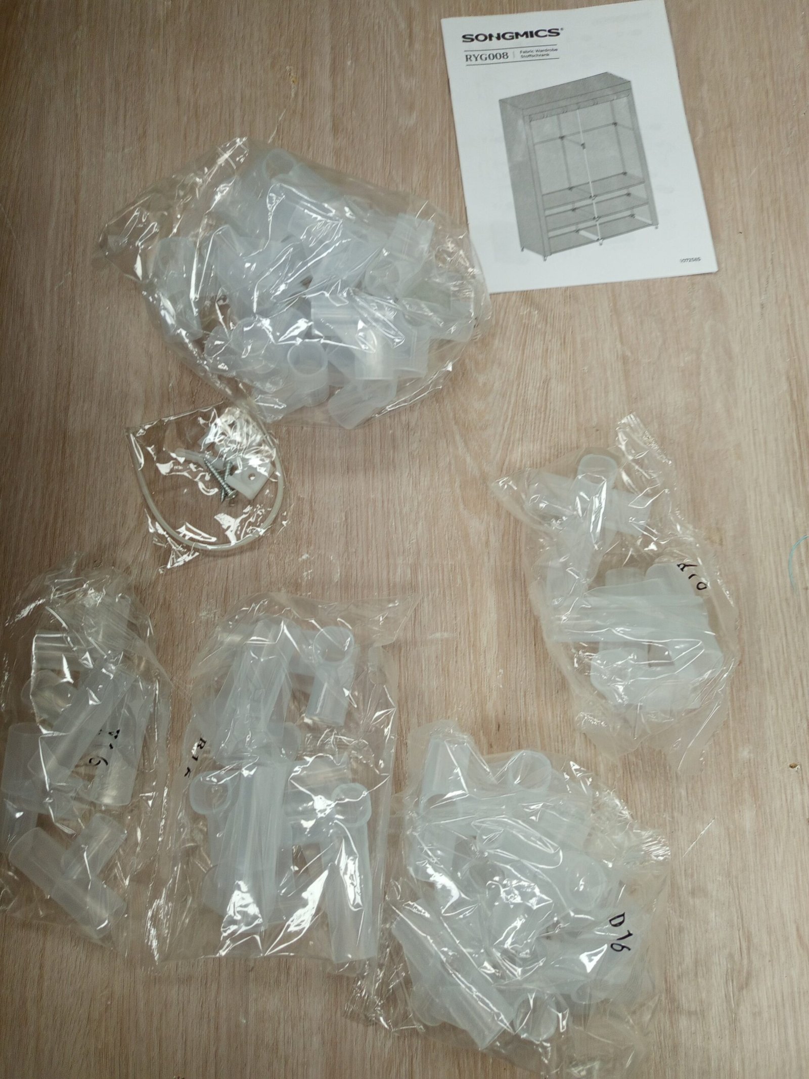 SONGMICS Armario de Ropa RYG008G02 - Imagen 4