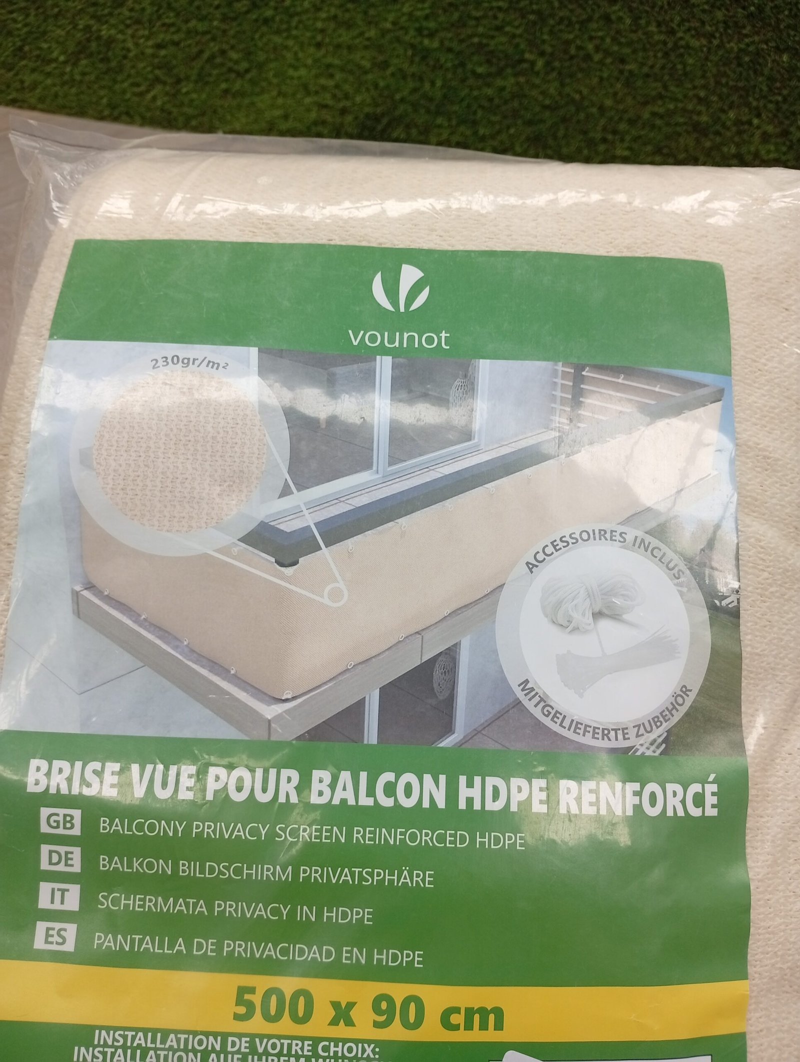 Pantalla protección - 500x90cm - VOUNOT - Imagen 3