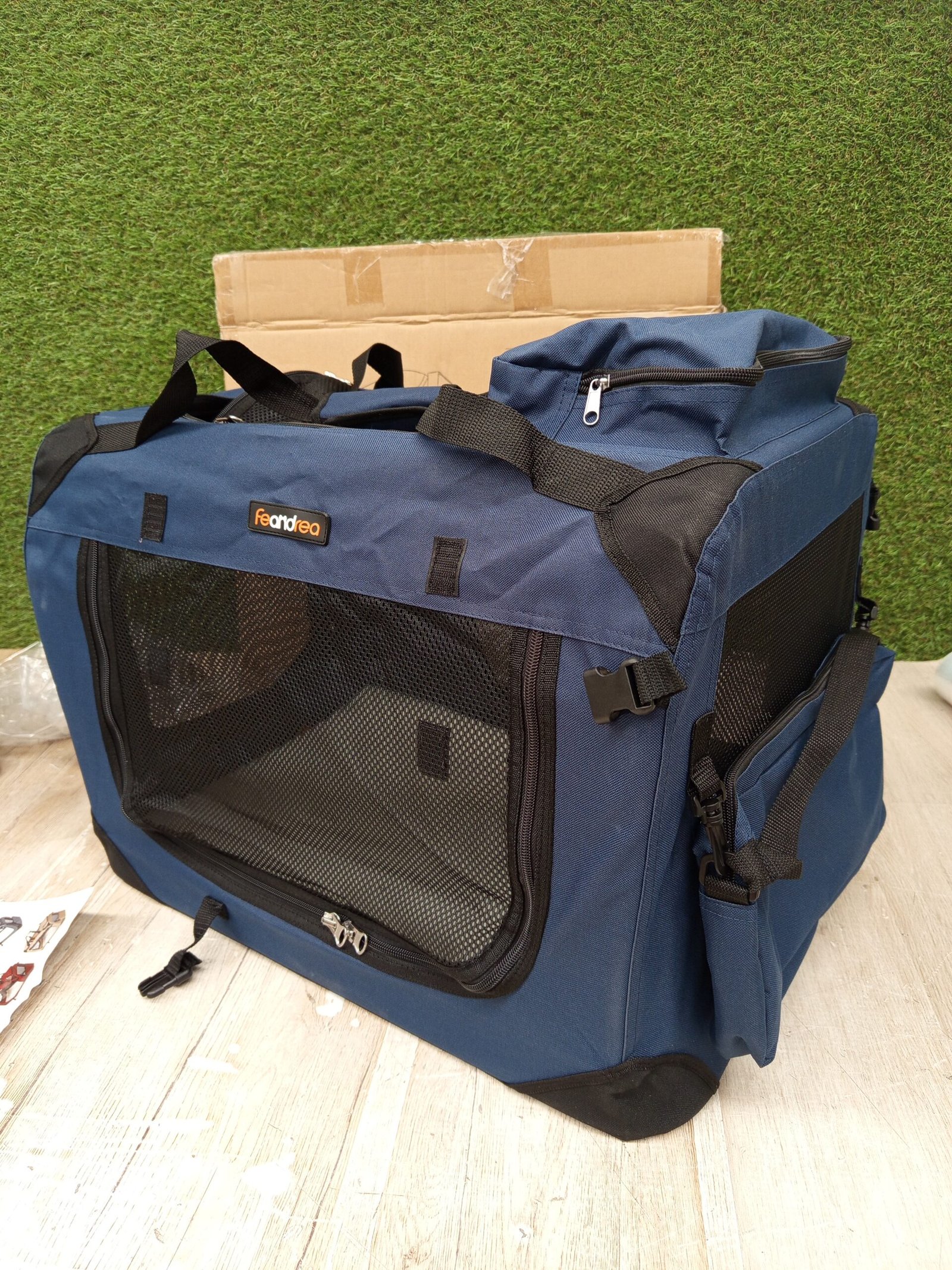 FEANDREA Porta Mascotas Azul Medio - Imagen 3