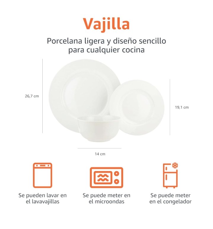 Set -3 Platos 6 personas - Imagen 3