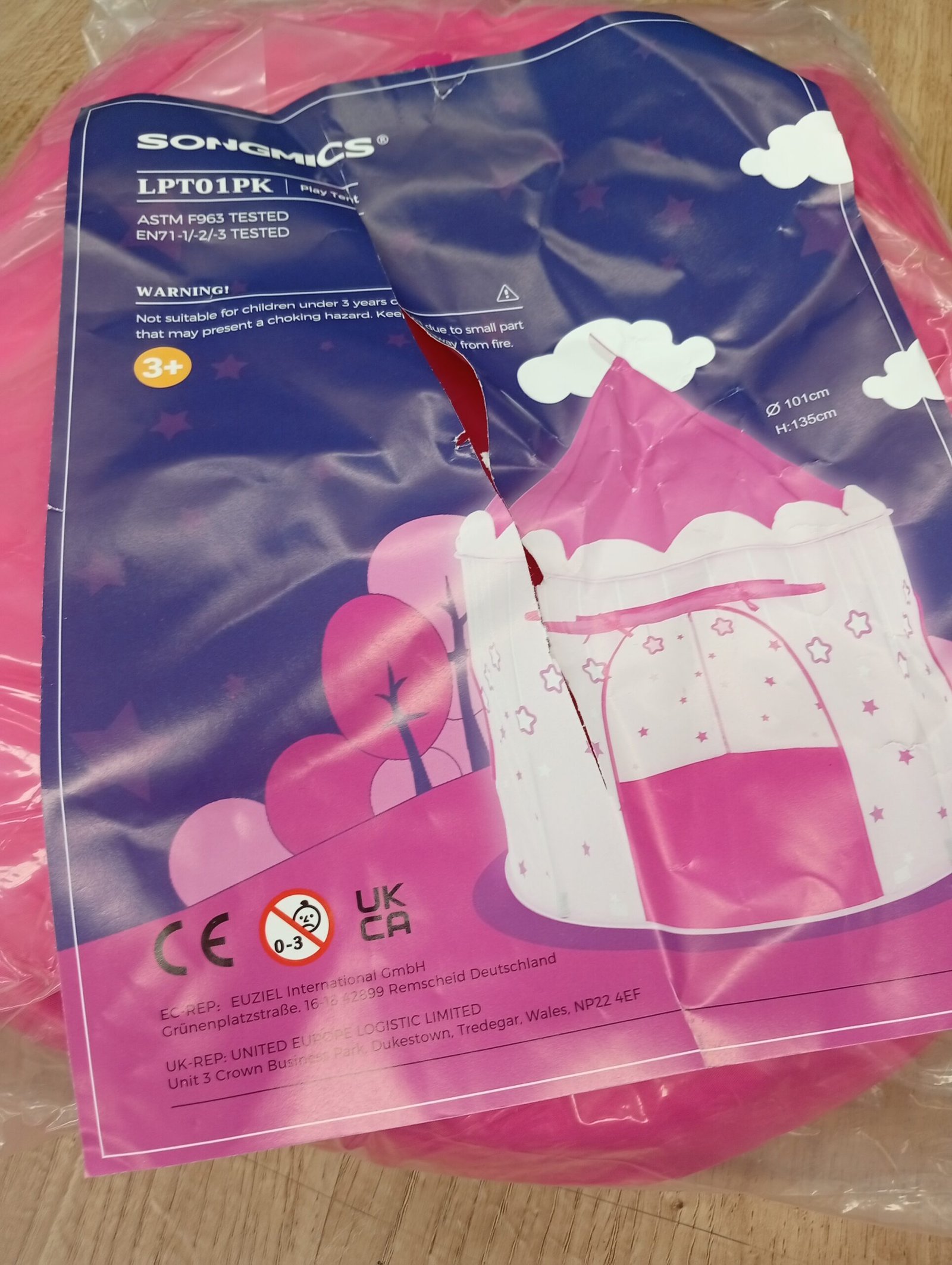 Tienda para niños - LPT01PK - SONGMICS - Imagen 3