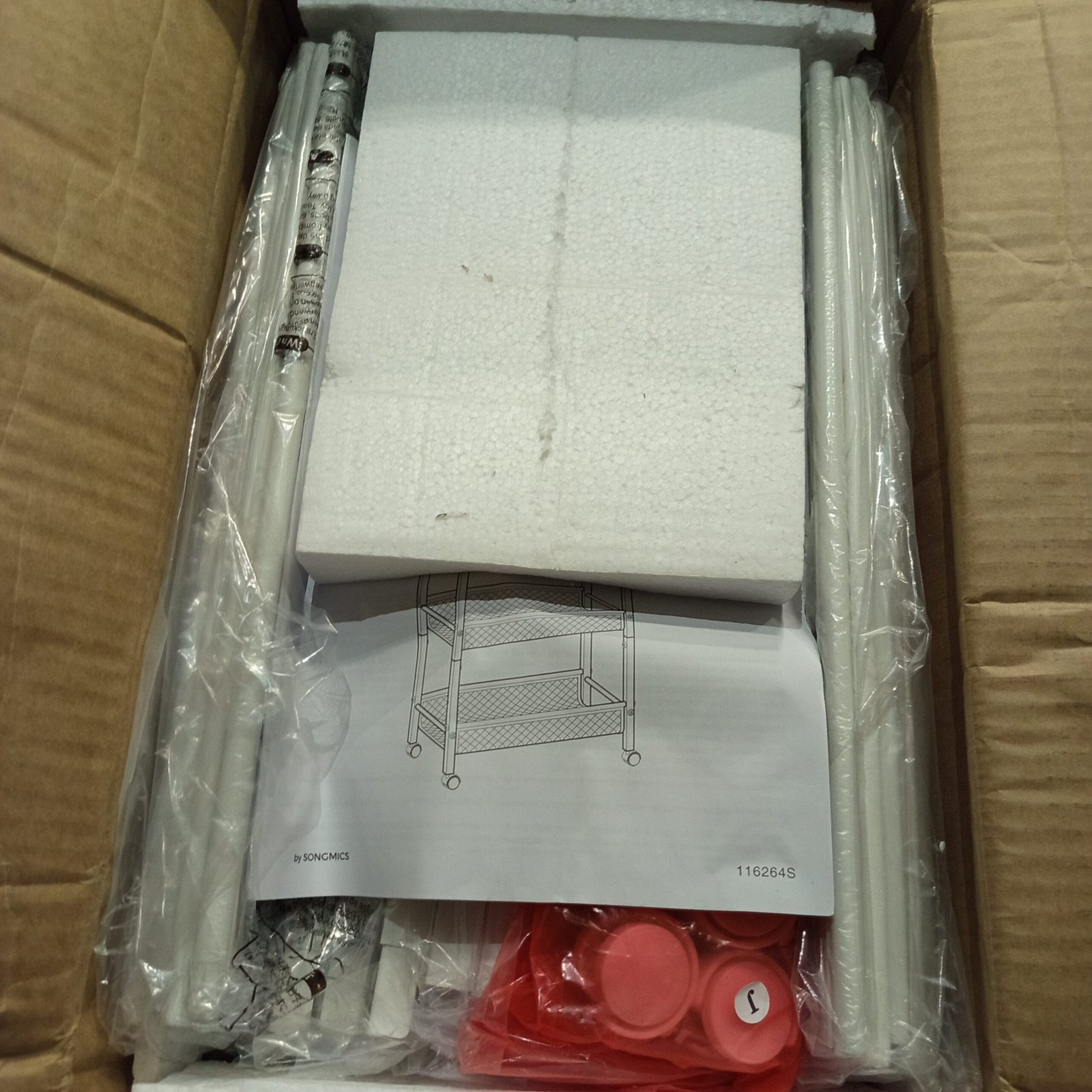 Carro Estrecho de Cocina - LRC035W09 - VASAGLE - Imagen 3